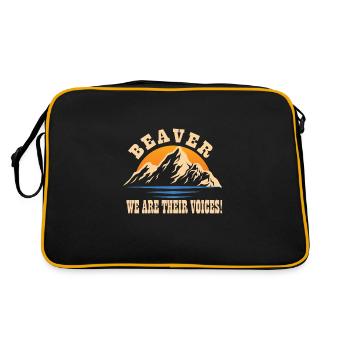 Castor - Sac Retro - noir/or - Dos