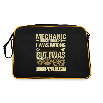 Ship mechanic - Retro Bag - black/gold - Back