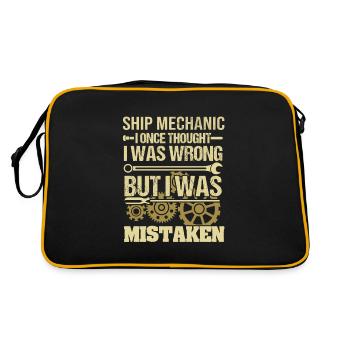Train mechanic - Retro Bag - black/gold - Back