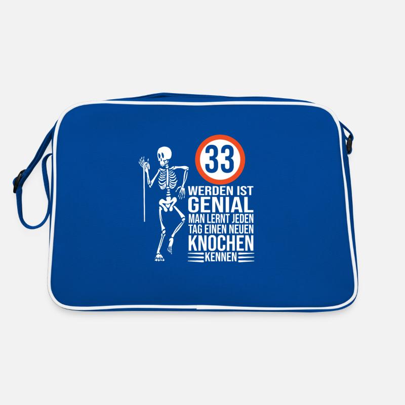 33.Geburtstag Retro Tasche