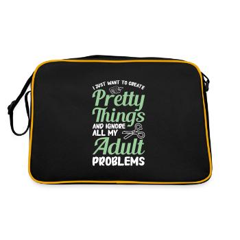 Faire de l’artisanat - Sac Retro - noir/or - Dos
