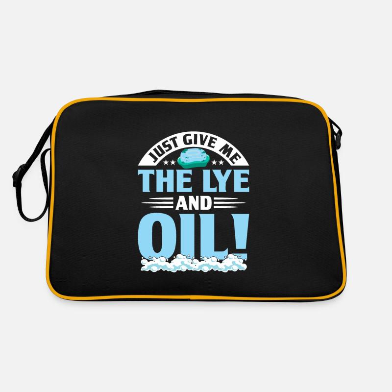 Seife machen Retro Tasche