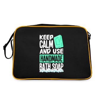 Faire du savon - Sac Retro - noir/or - Dos