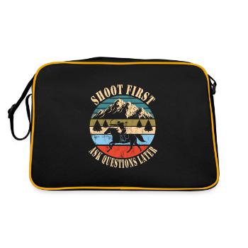 Horseback Archery - Retro Bag - black/gold - Back