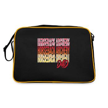 Horseback Archery - Retro Bag - black/gold - Back