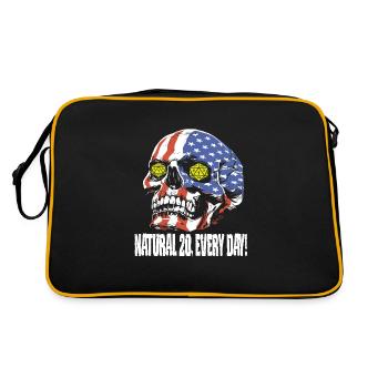 Jeu de rôle - Sac Retro - noir/or - Dos