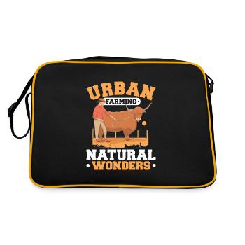 Allotments in the city - Retro Bag - black/gold - Back