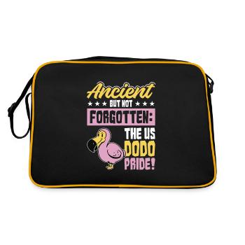 Dodo - Retro Bag - black/gold - Back