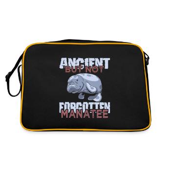 Lamantin - Sac Retro - noir/or - Dos