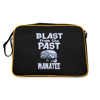 Lamantin - Sac Retro - noir/or - Dos