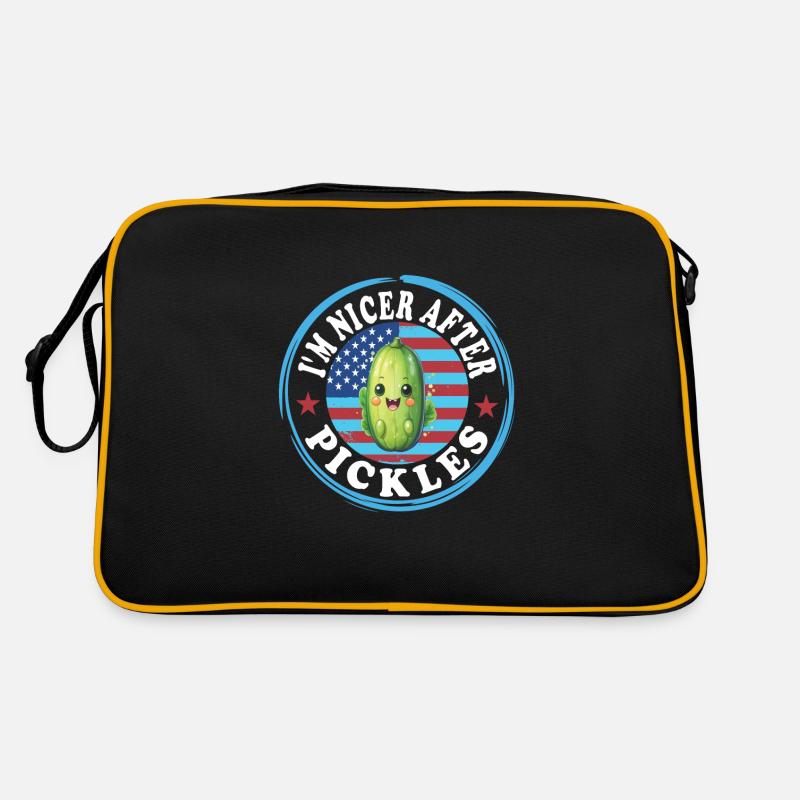 Cucumbers Retro Bag