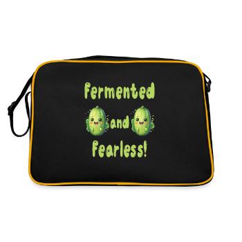 Concombres - Sac Retro - noir/or - Dos