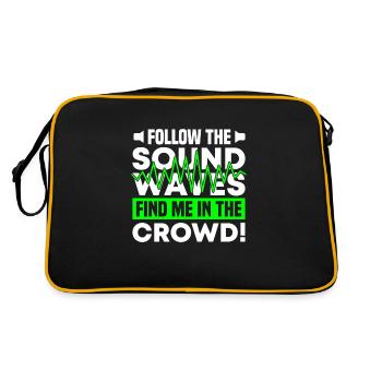 Festival - Retro Tasche - Schwarz/Gold - Hinten