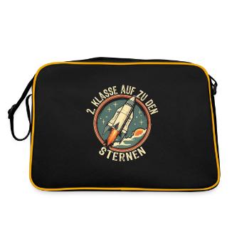 2ème année scolaire - Sac Retro - noir/or - Dos