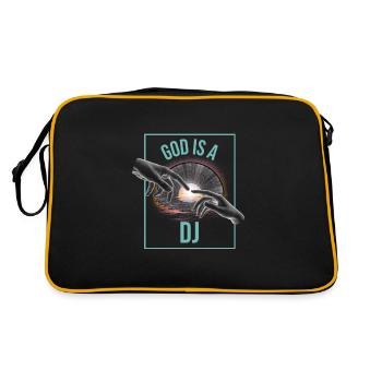 Festival - Retro Tasche - Schwarz/Gold - Hinten