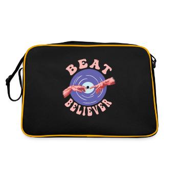 Festival - Retro Tasche - Schwarz/Gold - Hinten