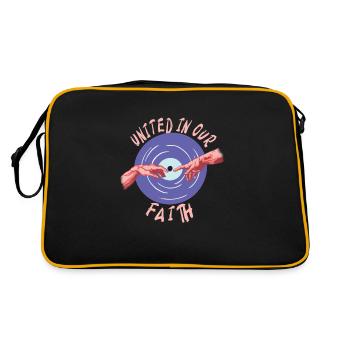 Festival - Retro Tasche - Schwarz/Gold - Hinten
