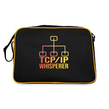 Network Engineer - Retro Bag - black/gold - Back