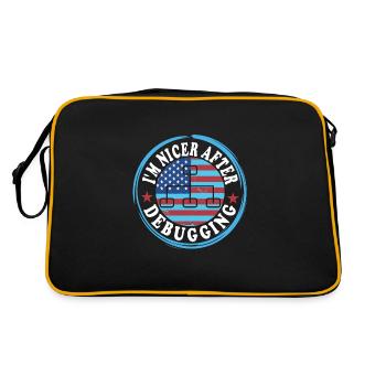 Network Engineer - Retro Bag - black/gold - Back