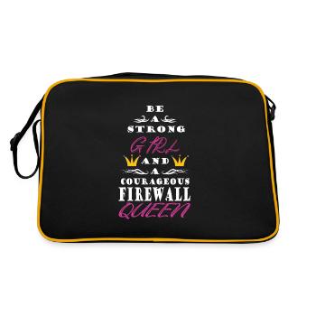 Network Engineer - Retro Bag - black/gold - Back