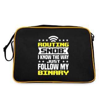 Network Engineer - Retro Bag - black/gold - Back