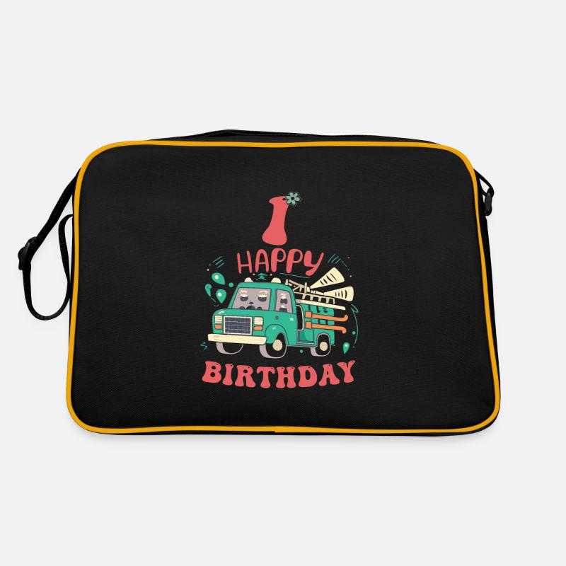 1. Geburtstag Jungs Retro Tasche