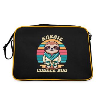Karaté - Sac Retro - noir/or - Dos