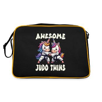 Judo Twins - Sac Retro - noir/or - Dos
