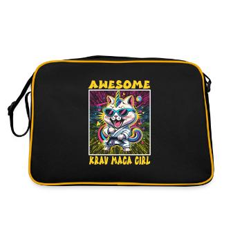 Krav Maga - Sac Retro - noir/or - Dos