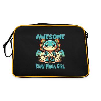 Krav Maga - Sac Retro - noir/or - Dos