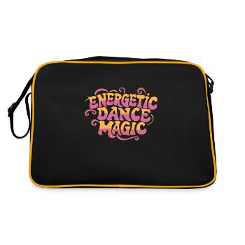 Festival - Retro Tasche - Schwarz/Gold - Hinten