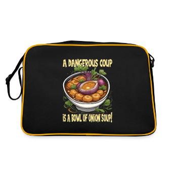 French food - Retro Bag - black/gold - Back