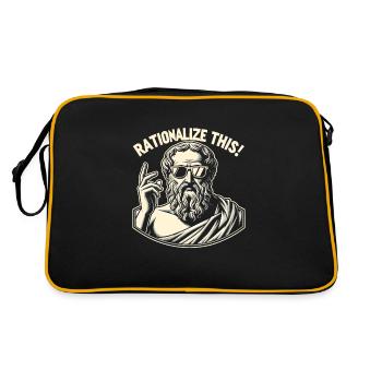 Philosophie - Sac Retro - noir/or - Dos