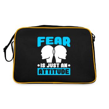 Psychologe - Retro Tasche - Schwarz/Gold - Hinten