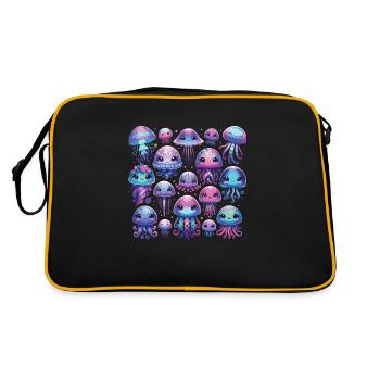 Méduse - Sac Retro - noir/or - Dos