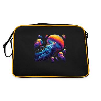 Méduse - Sac Retro - noir/or - Dos