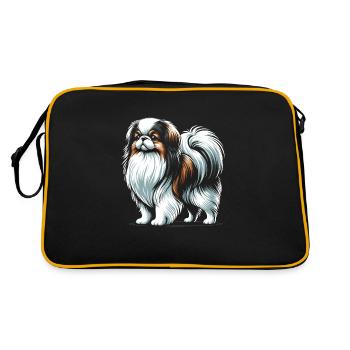 Japan Chin - Retro Bag - black/gold - Back