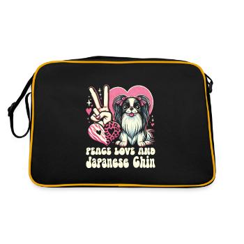Japan Chin - Retro Bag - black/gold - Back