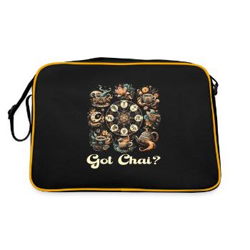 Chai - Sac Retro - noir/or - Dos