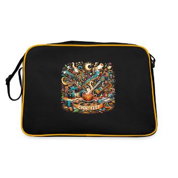 Chai - Sac Retro - noir/or - Dos