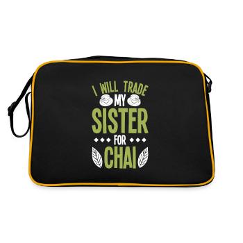 Chai - Sac Retro - noir/or - Dos