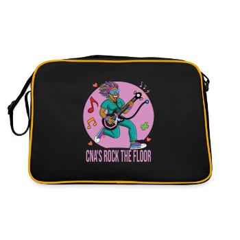 Geriatric nurse - Retro Bag - black/gold - Back