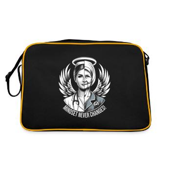 Geriatric nurse - Retro Bag - black/gold - Back