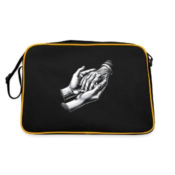 Geriatric nurse - Retro Bag - black/gold - Back