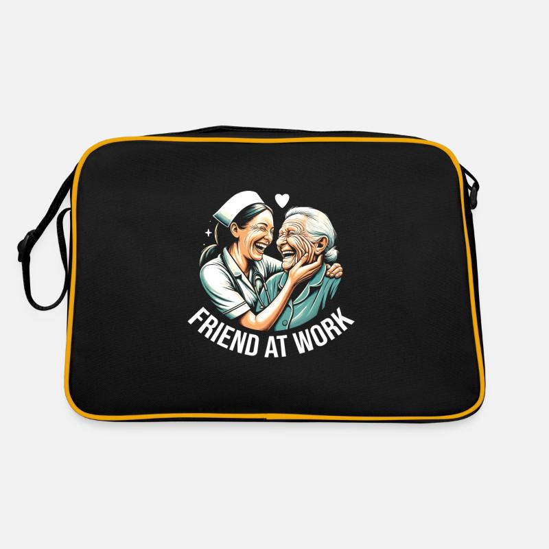 Altenpflegerin Retro Tasche