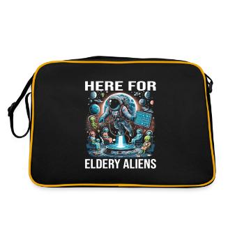 Geriatric nurse - Retro Bag - black/gold - Back