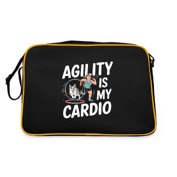 Agilité - Sac Retro - noir/or - Dos