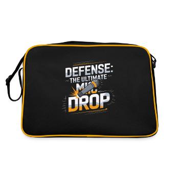 Krav Maga - Sac Retro - noir/or - Dos