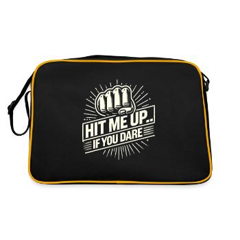 Krav Maga - Sac Retro - noir/or - Dos