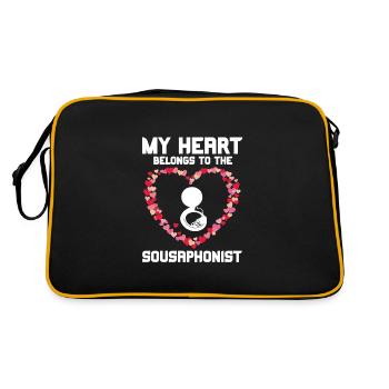 Sousaphone - Sac Retro - noir/or - Dos